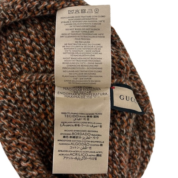Gucci GG Logo Wool Beanie - Picture 7 of 7